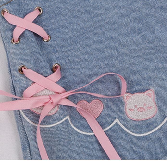 Women's Fashionable All-matching Bow Bandage Shorts