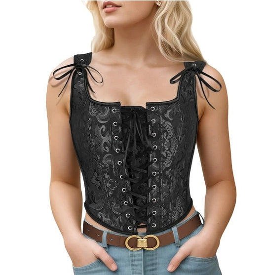 Corset Tops For Women Going Out Fashion Womens Sexy Vintage Overbust Corset Tops