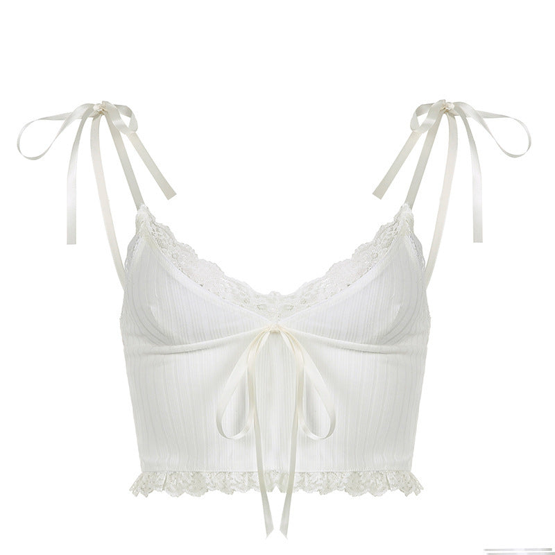 Small Vest Ins Style Women's Slim Short Cropped Navel Sling