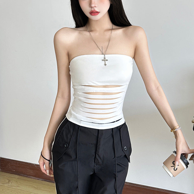 Sweet Strapless Top – Solid Color Vibes