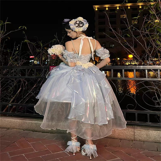 Sandy Rose Ethereal Vibe Feeling In The Escape Princess Dress