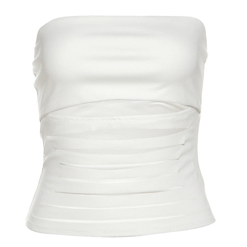 Sweet Strapless Top – Solid Color Vibes