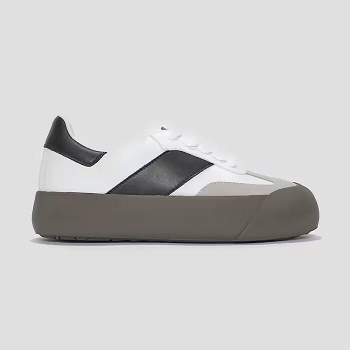 Puffy Shoes Thick Sole Big Toe Retro