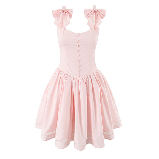 Sweet Bow Mini Sling Women's Dress