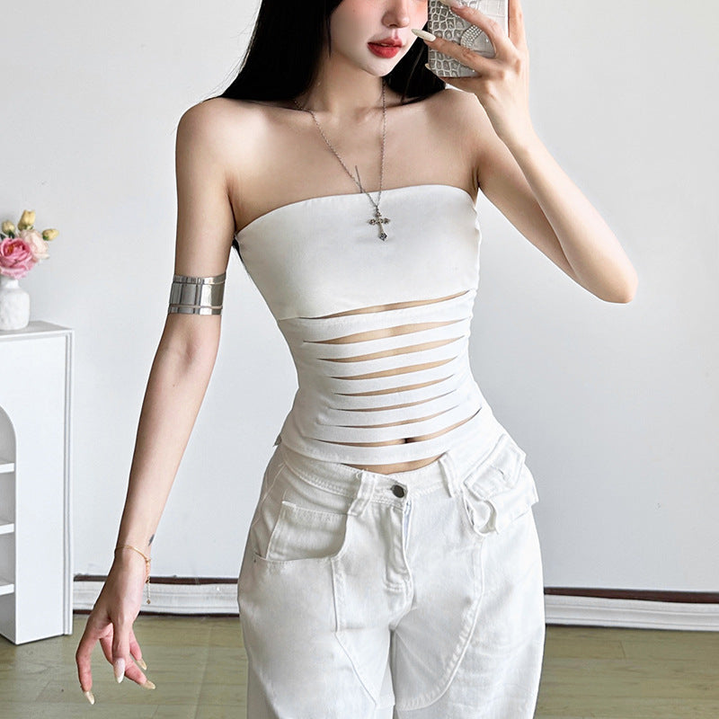 Sweet Strapless Top – Solid Color Vibes