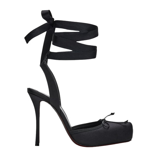 Pig Nose Ballet High Heels Stilettos Bow Sandals