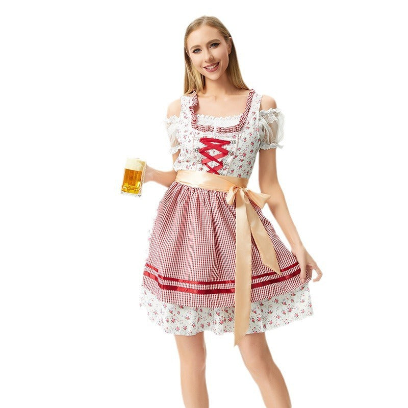 Plus Size Maid Costume Beer Festival Suit Party