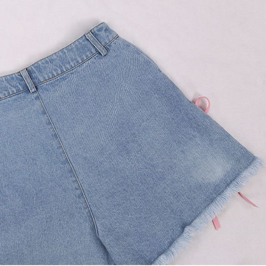 Women's Fashionable All-matching Bow Bandage Shorts