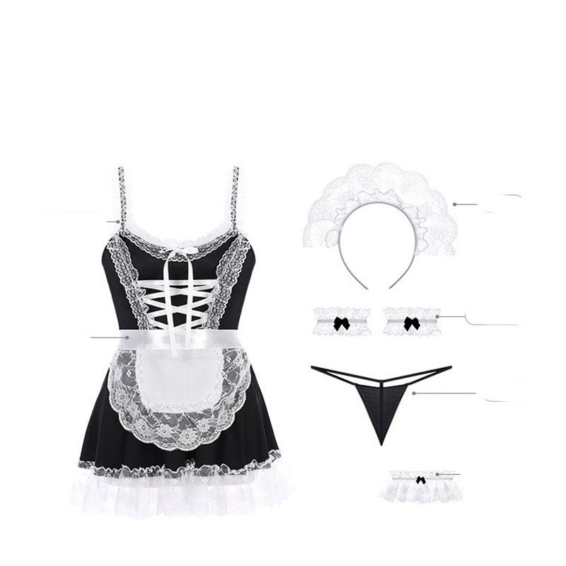 Maid Uniform Free Erotic Lingerie Temptation Pajamas Dress
