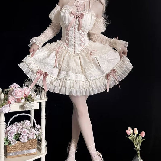 Lolita Cross Princess Ballet Skirt Doll Lolita Halter Dress