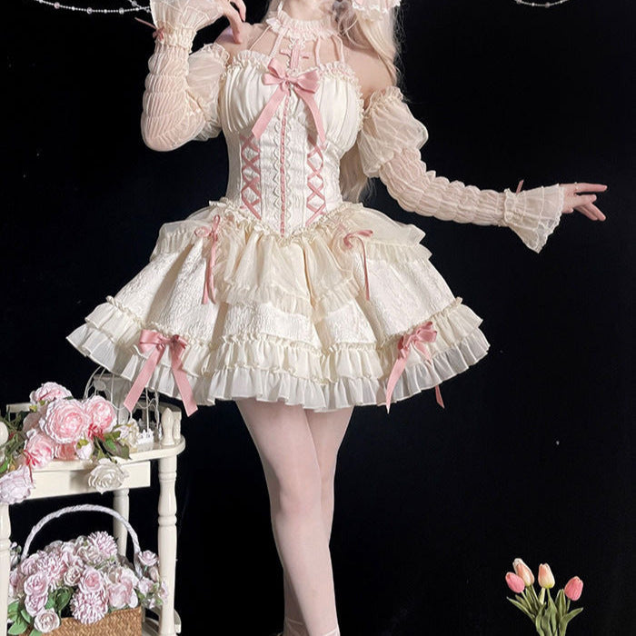 Lolita Cross Princess Ballet Skirt Doll Lolita Halter Dress