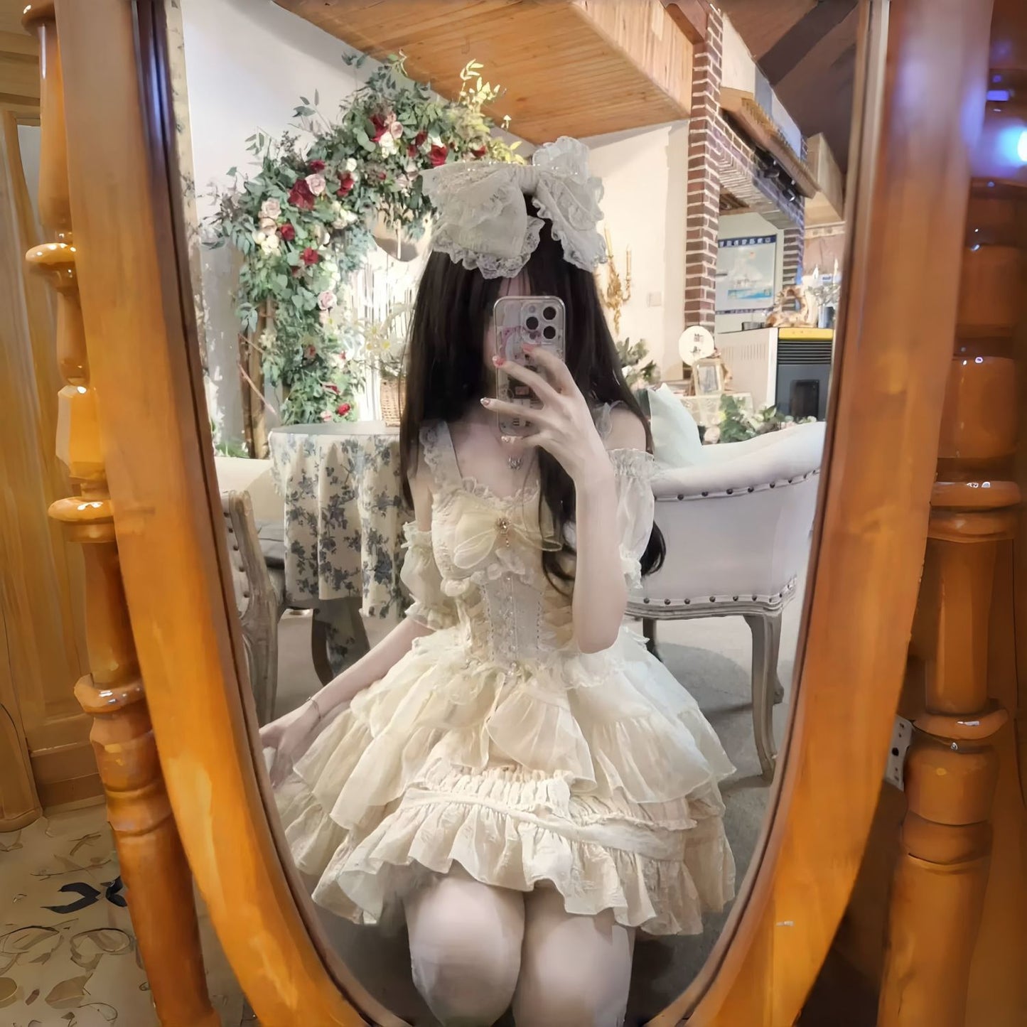 ~White Sugar Girl New Original Design Lolita Dress Jsk Suspender Dress Summer Dress Southeast Asian Chinese Style