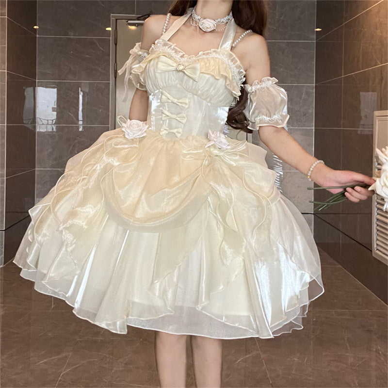 Sandy Rose Ethereal Vibe Feeling In The Escape Princess Dress
