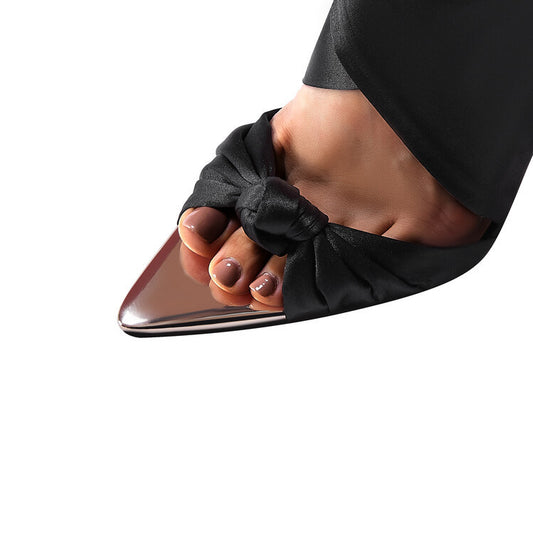 Lace-up Open Toe High Heels Pointed Sandals