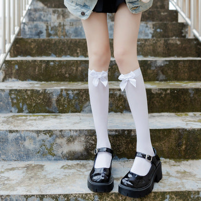 Cute Japanese Style Socks – Mid-Length, Soft & Versatile
