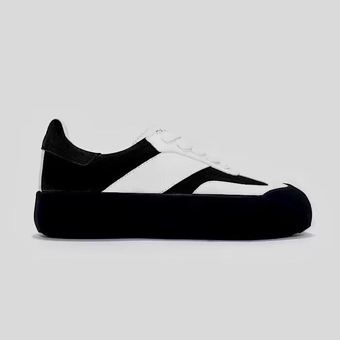 Puffy Shoes Thick Sole Big Toe Retro
