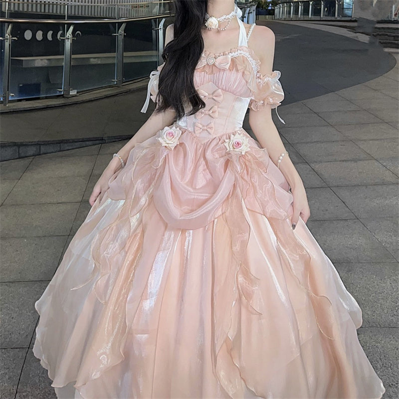 Sandy Rose Ethereal Vibe Feeling In The Escape Princess Dress