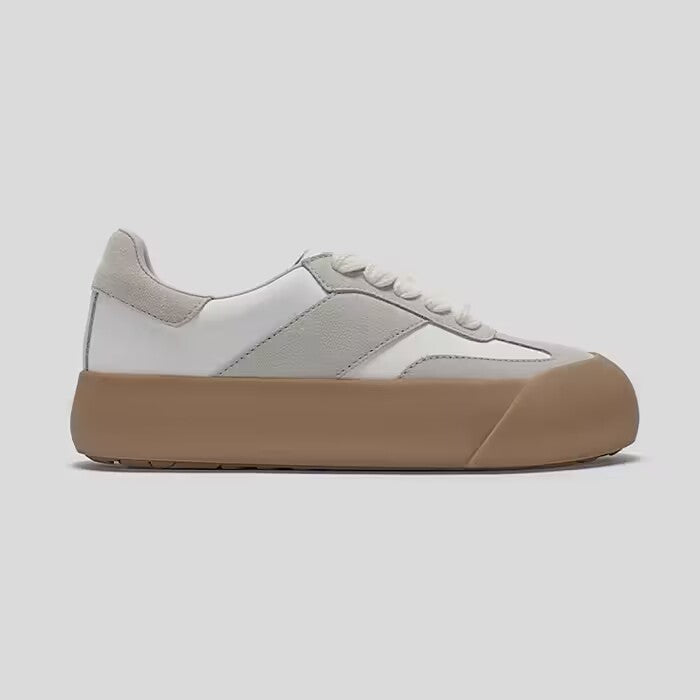 Puffy Shoes Thick Sole Big Toe Retro