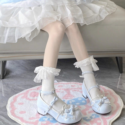 Sweetheart Girl Style – Skirt & Cute Leather Shoes