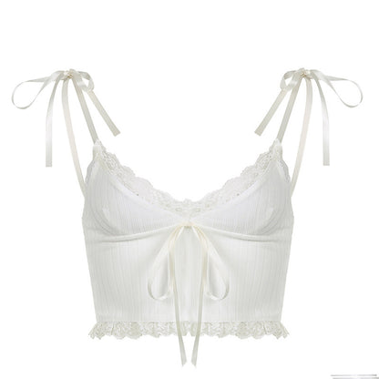 Small Vest Ins Style Women's  Slim Short Cropped Navel Sling