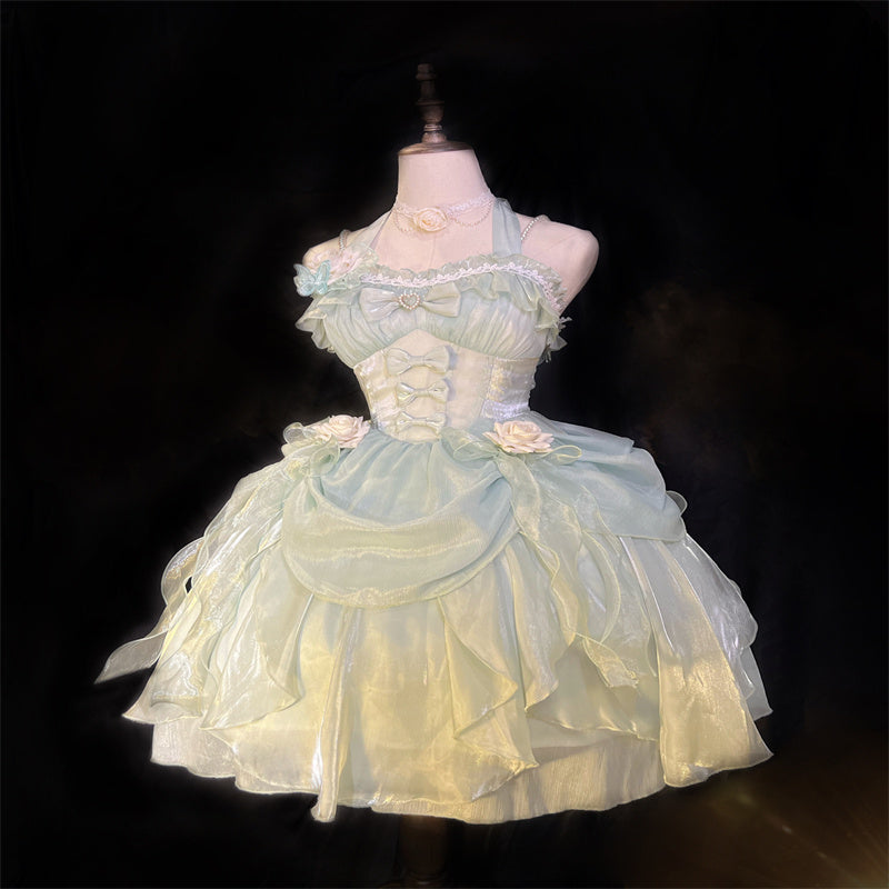 Sandy Rose Ethereal Vibe Feeling In The Escape Princess Dress