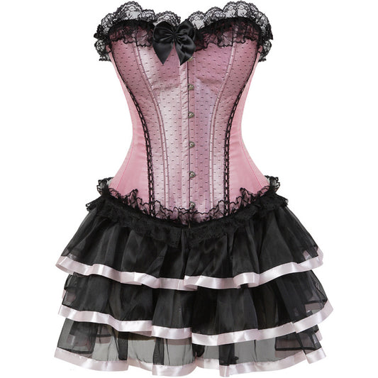 Corset Girdle Belt Bandage Body Shaping Belt Court Lace