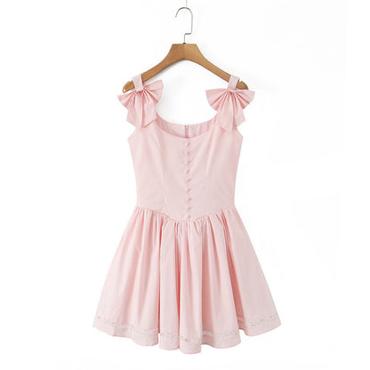 Sweet Bow Mini Sling Women's Dress