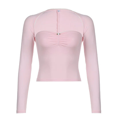 Sweet Young Girl Two-piece T-shirt Female