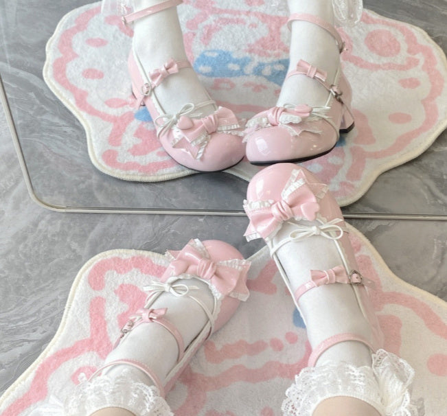 Sweetheart Girl Style – Skirt & Cute Leather Shoes