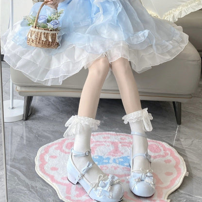 Sweetheart Girl Style – Skirt & Cute Leather Shoes
