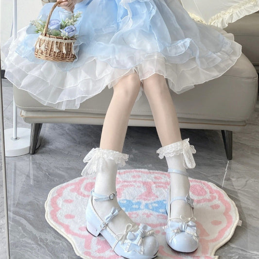 Sweetheart Girl Style – Skirt & Cute Leather Shoes