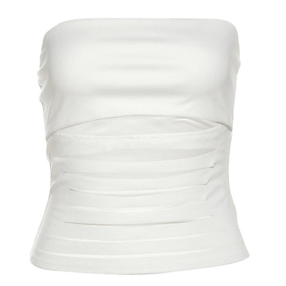 Sweet Strapless Top – Solid Color Vibes