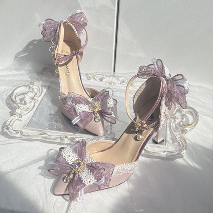 Gorgeous Flower Wedding Elegant Lolita Shoes