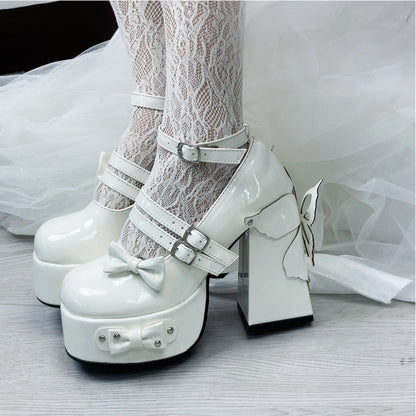 Butterfly Kiss Girls High Heels Shoes