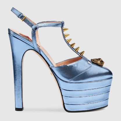 Women's Fashion Simple Fine High Heel Riveted Sandals