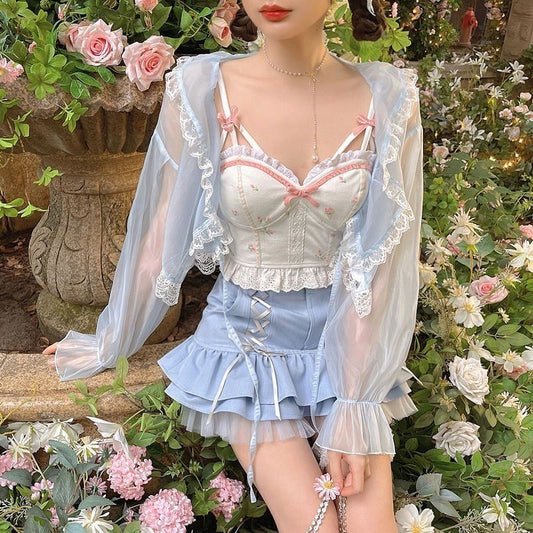 Milky Sweet Vest – Cute & Spicy Summer Style