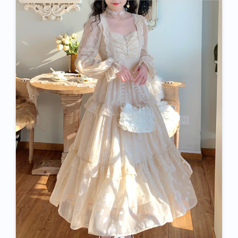 Lace Stitching Dress