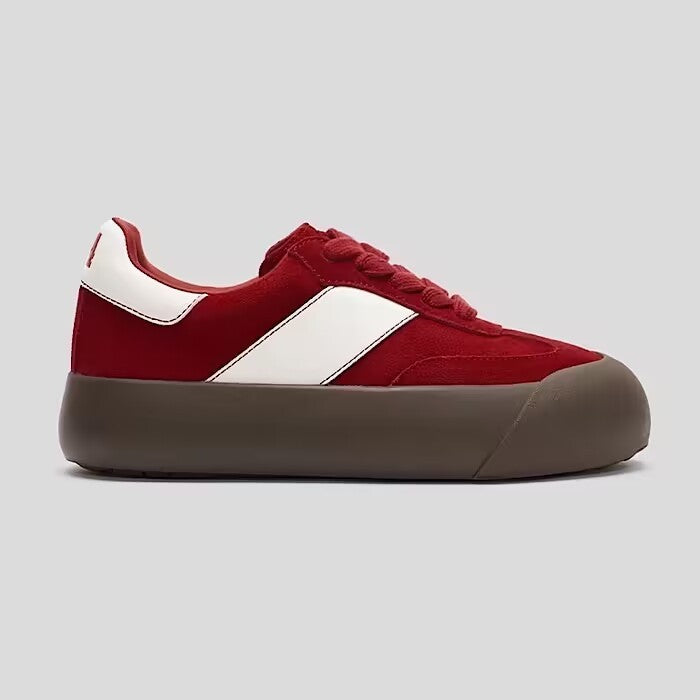 Puffy Shoes Thick Sole Big Toe Retro