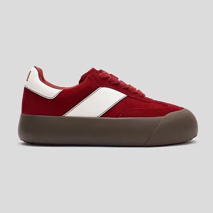 Puffy Shoes Thick Sole Big Toe Retro