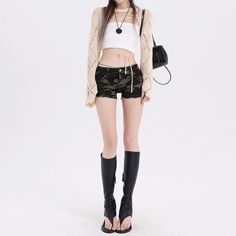 Camouflage Mini Shorts – Cute, Cool & Cropped