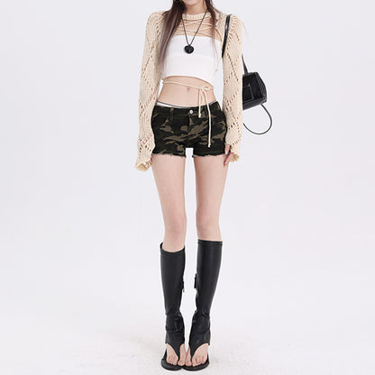 Camouflage Mini Shorts – Cute, Cool & Cropped
