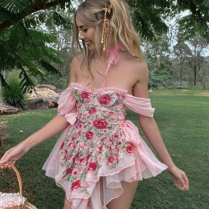 Dress with Playful Color Contrast