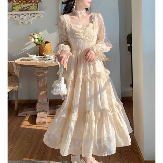 Lace Stitching Dress