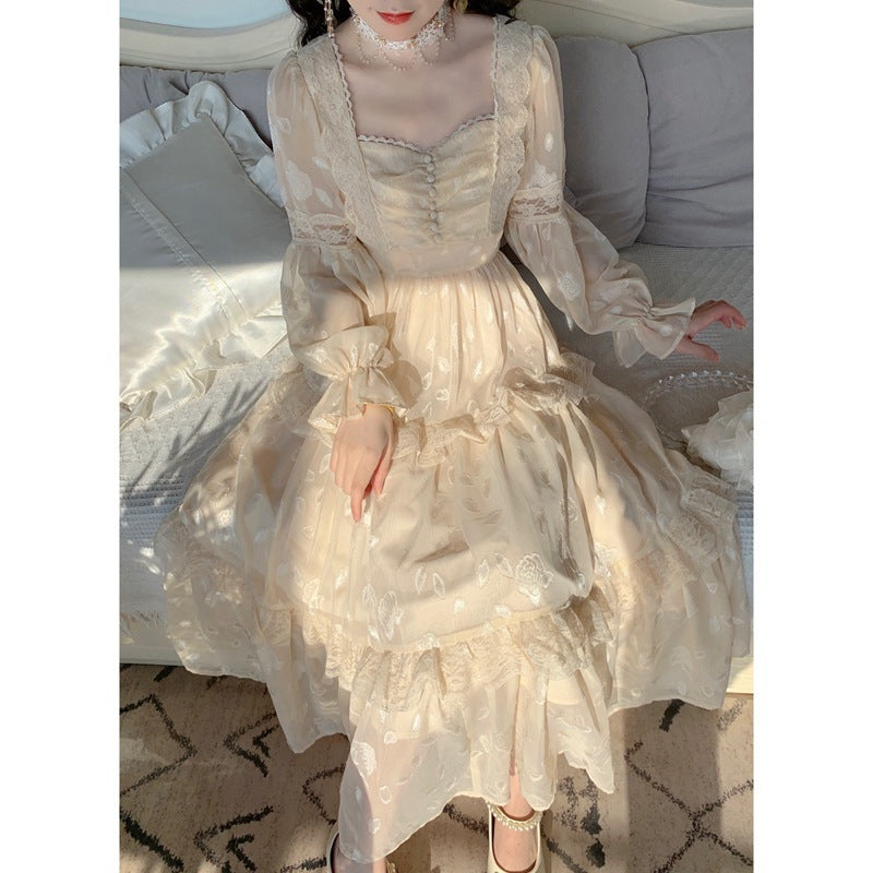 Lace Stitching Dress