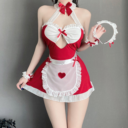 Japanese Sexy Sweet Spaghetti-strap Pure Cute Suit