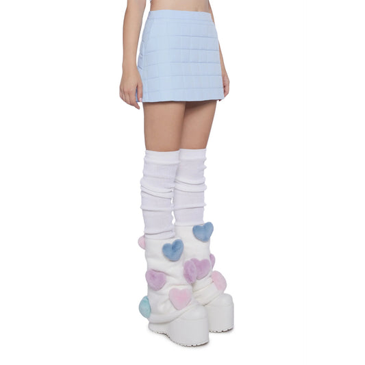 Platform Shoes Lolita Punk Diablo Lolita Cosplay Shoes Heart Plush Boots
