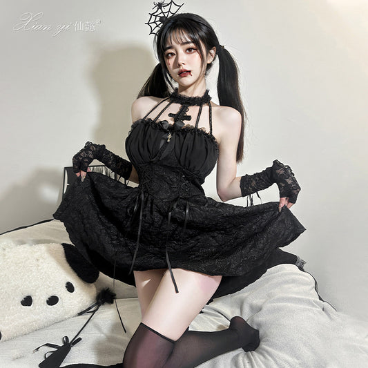 Fairy Love Underwear Halloween COS Dress Sexy Small Chest Abstinence Lolita Demon Dress Suit 670