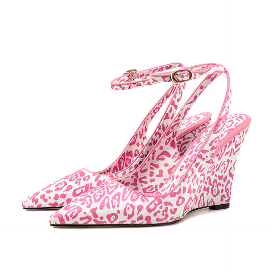 25 European And American Export Pointed Toe Steel Heel Flats 11cm Colorful Sequin Catwalk Stiletto Fashion Shoes Spring And Summer 45 Large Size