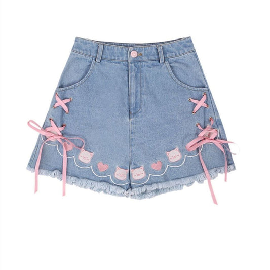 Women's Fashionable All-matching Bow Bandage Shorts