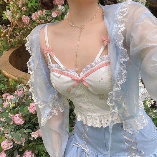 Milky Sweet Vest – Cute & Spicy Summer Style